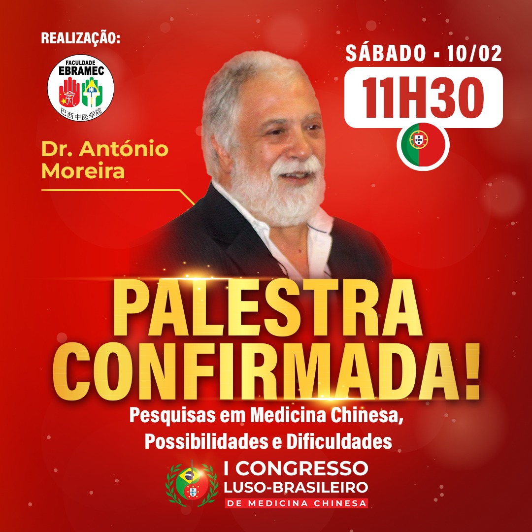 4.º Lote de Vagas – I Congresso Luso-Brasileiro de Medicina Chinesa